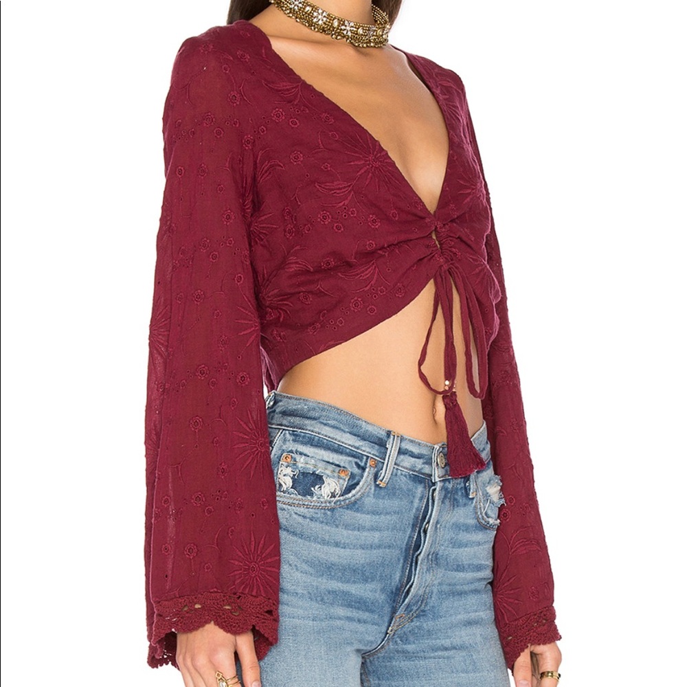 Winston White “Bianca” top in Sangria - Picture 2 of 3